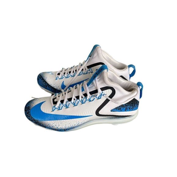 Nike Zoom Trout 3 Baseball Cleat Men’s Size 12 Blue White - Picture 6 of 12